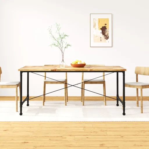 Mesa de Comedor de Madera Maciza de Mango 180 cm
