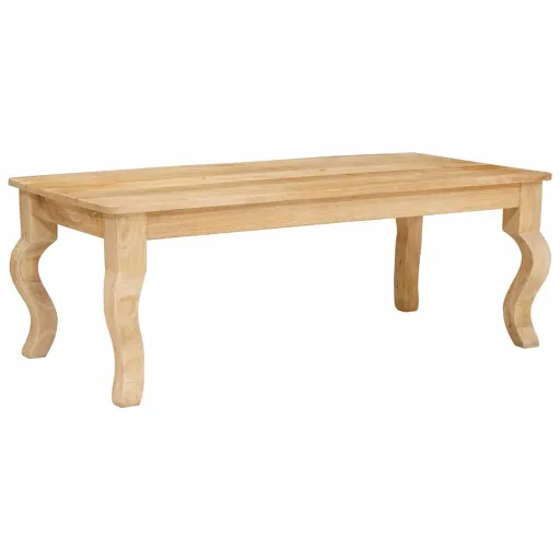 Mesa de Café Marrón 110 x 55 x 40 cm Madera de Mango Maciza