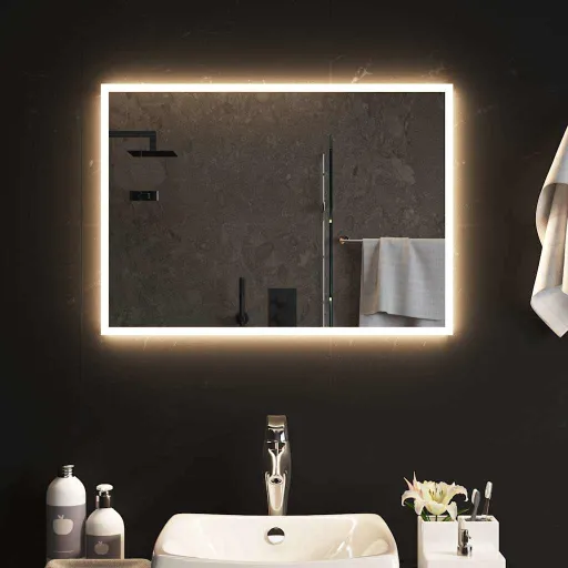 Espejo de Baño Con LED 70x50 cm