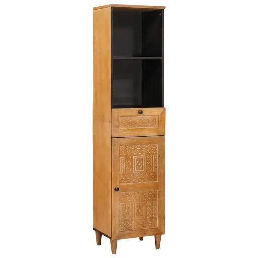 Mueble de Cuarto de Baño Marrón Claro 38 x 33 x 160 cm