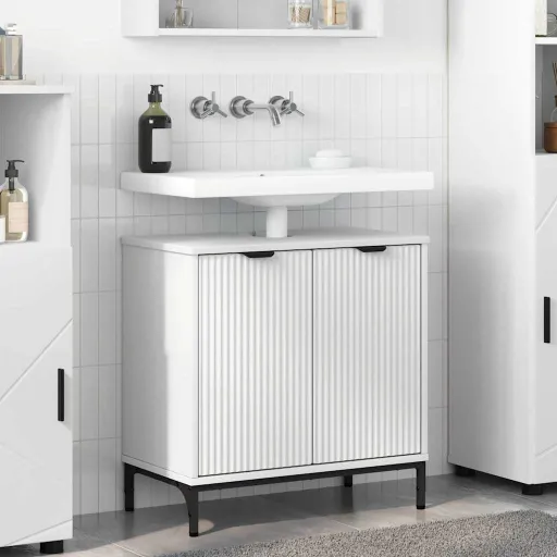 Gabinete de Lavabo Para Baño Con Puerta 60.5 x 33.5 x 61 cm