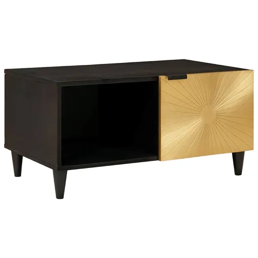 Mesa de Café 80 x 50 x 40 cm Madera de Mango Maciza