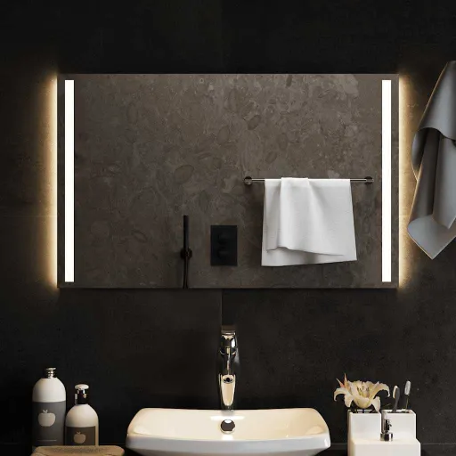 Espejo de Baño Con LED 80x50 cm