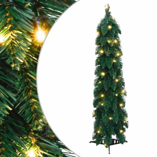 Árbol de Navidad Artificial Iluminado Con 45 LEDs 90 cm