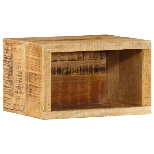 Armario de Noche Marrón 40 x 30 x 25 cm Madera de Mango Maciza