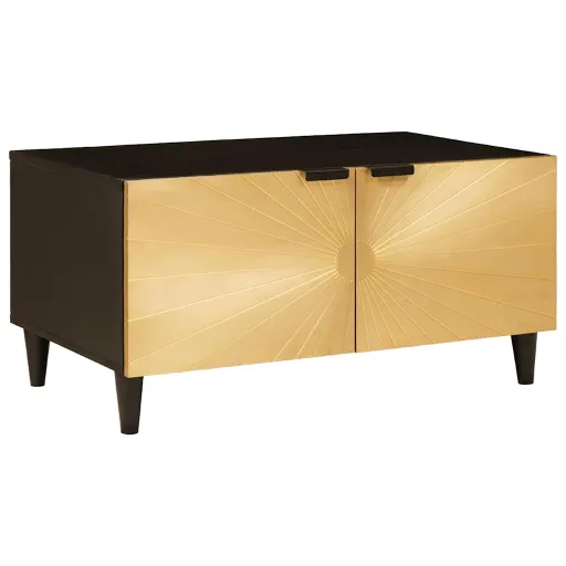 Mesa de Café 80 x 50 x 40 cm Madera de Mango Maciza