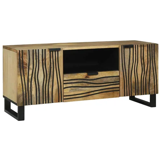 Unidades de TV Marrón 105 x 33 x 46 cm Madera Contrachapada