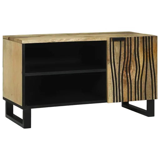Unidades de TV Marrón 80 x 33 x 46 cm Madera Contrachapada