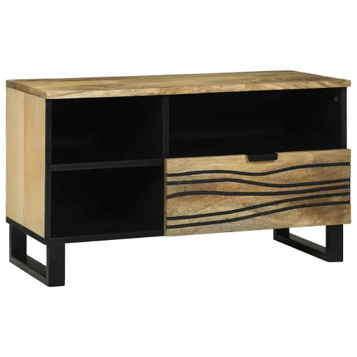 Unidades de TV Marrón 80 x 33 x 46 cm Madera Contrachapada