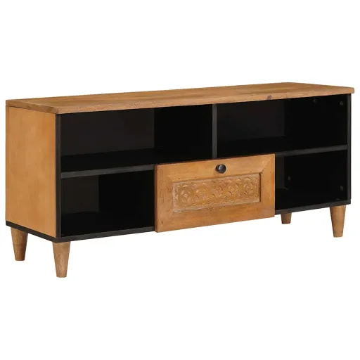 Unidades de TV Con Cajón Marrón Claro 105 x 33 x 46 cm