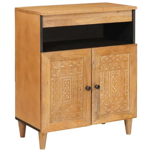 Vitrina Marrón Claro 33.5 x 60 x 75 cm