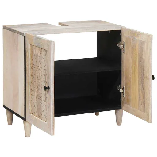 Mueble de Cuarto de Baño Montaje en la Pared 62 x 33 x 58 cm