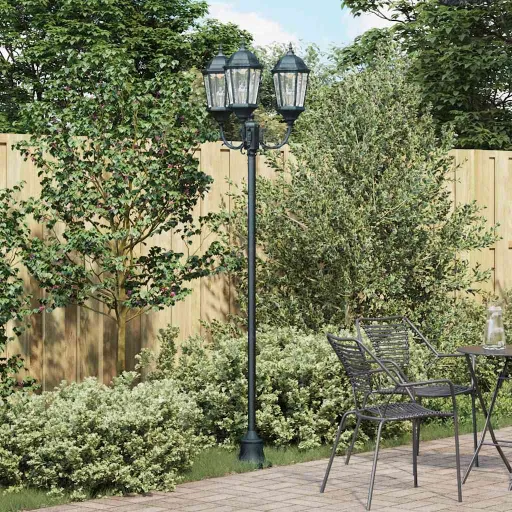 Luz de Jardín Verde Vintage Cepillado 57 x 49 x 241 cm