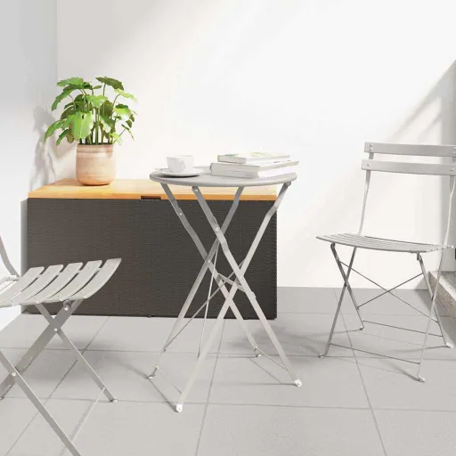 Mesa de Bistró Beige Ø 50 x 71 cm