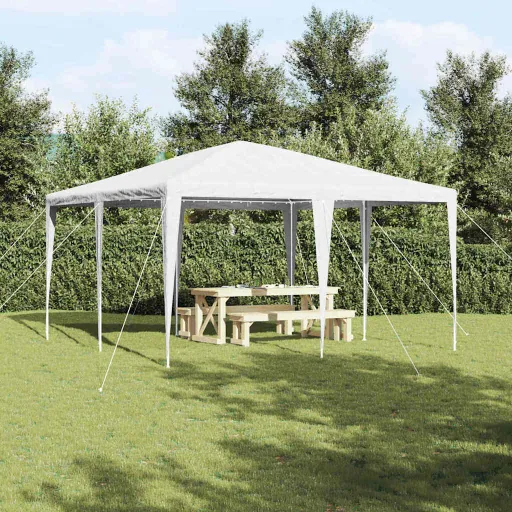 Carpa de Fiesta 400 x 400 x 266 cm Polietileno y Acero