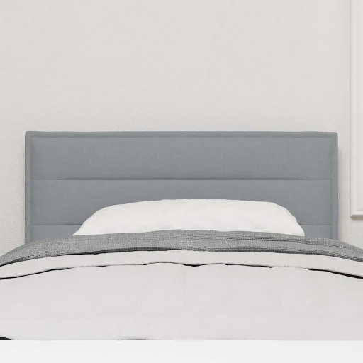 Cabecero Con Cabecera Gris Claro 80 cm Cuero Sintético