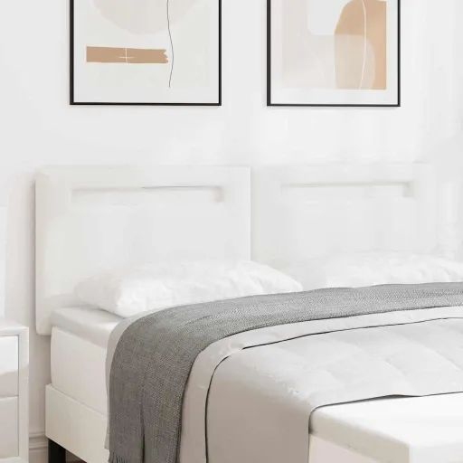 Cabecero LED 144 cm Cuero Sintético