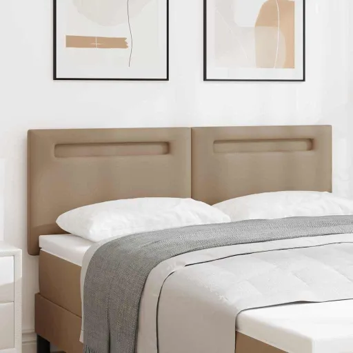 Cabecero LED Capuchino 160 cm Cuero Sintético