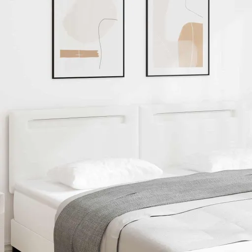 Cabecero LED 180 cm Cuero Sintético