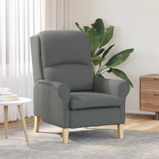 Sillón Gris Oscuro 76 x 94 x 102 cm Tela