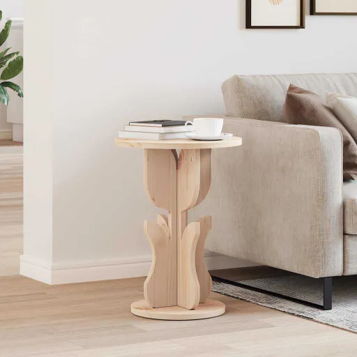 Mesa de Café Natural 39,5 x 39,5 x 53,5 cm