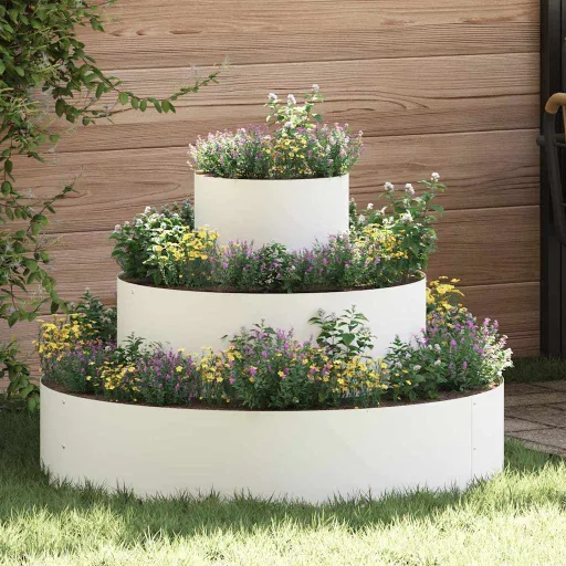 Maceta Para Jardín 90 x 90 x 20 cm Acero Laminado en Frío