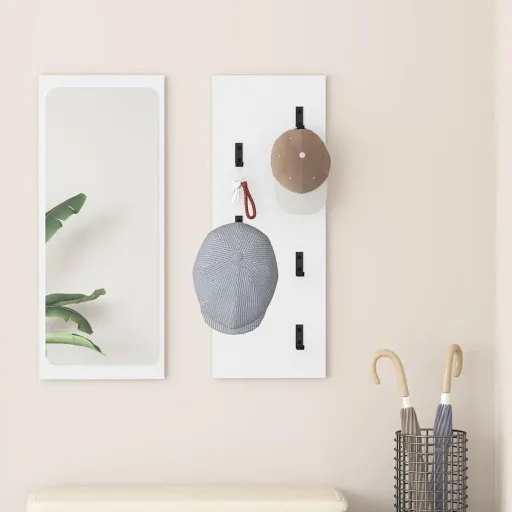 Perchero de Pared 30 x 1,5 x 80 cm Madera de Ingeniería