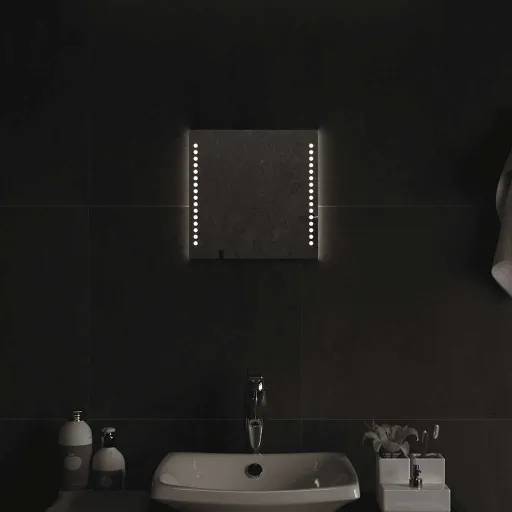 Espejo de Baño Con LED 30x30 cm