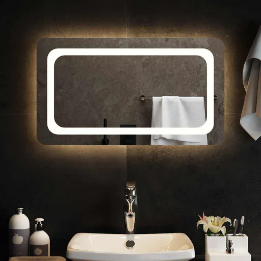 Espejo de Baño Con LED 70x40 cm