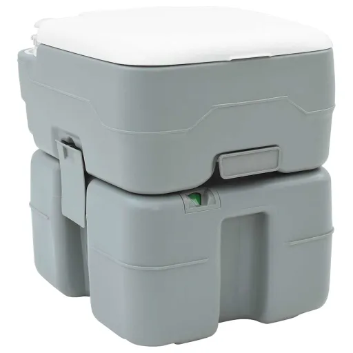 Inodoro de Camping Gris 41,5 x 36,5 x 42 cm