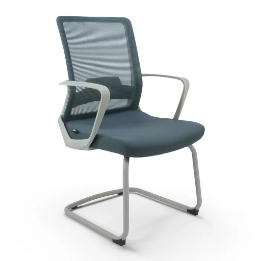 Silla de Oficina Visitante Praga Gris – Riva