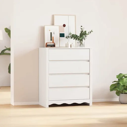 Cajonera Drammen 76,5 x 40 x 91 cm Madera Maciza de Pino