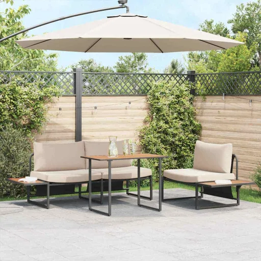 Mesa de Jardín Marrón 100 x 55 x 70 cm Madera