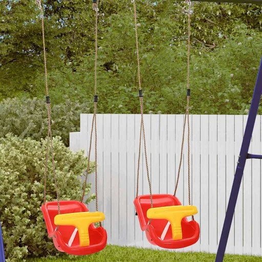 Columpio Infantil   Rojo 36 x 43 x 42 cm Plástico (2 pcs)