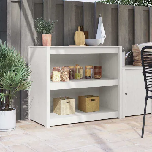 Mueble de Cocina 106 x 55 x 92 cm Madera de Pino Macizo