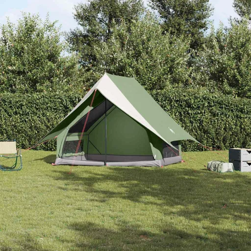 Tienda Familiar Con Techo Verde y 315 x 286 x 200 cm