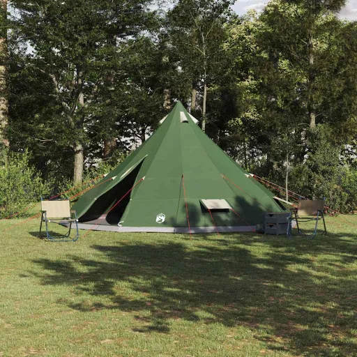Tienda Tipi Familiar Tipi Con Techo Verde 560 x 560 x 300 cm