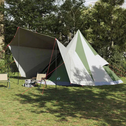 Tienda Tipi Familiar Tipi Verde y Beige 510 x 690 x 330 cm