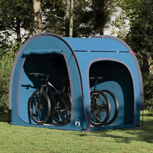 Tienda Para Guardar Bicicletas Azul 218 x 156 x 180 cm