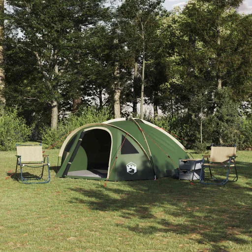 Tienda de Camping Con Techo Verde 308 x 268 x 130 cm Poliéster