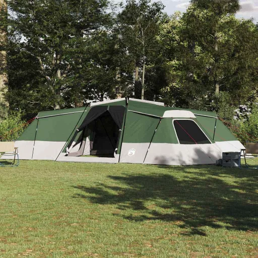 Tienda Familiar Con Techo Verde 833 x 585 x 216 cm Tafetán
