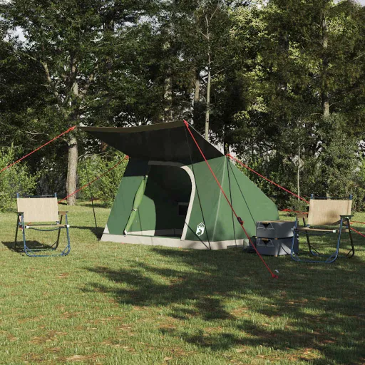 Tienda de Camping Con Techo Verde 282 x 225 x 154 cm Tafetán