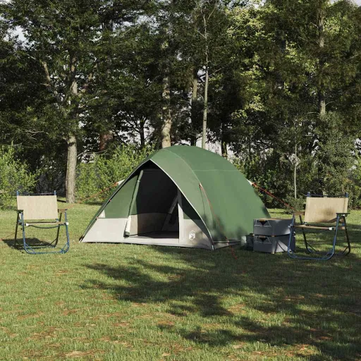 Tienda de Camping Con Techo Verde 320 x 275 x 190 cm Tafetán