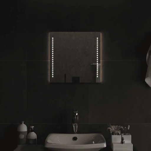 Espejo de Baño Con LED 40x40 cm