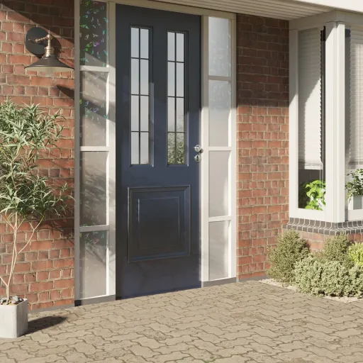 Láminas de Ventana Esmerilada 5 Uds PVC Estampado Arco Iris 3D