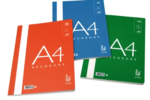 Recambio de Hojas A4 Liso 100 Hojas 100GR – 4School