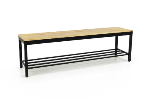 Banco Corrido 1000x400x450mm Lamas Impermeables