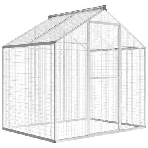 Pajarera de Exterior de Aluminio 178x122x194 cm