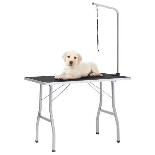 Mesa de Aseo Ajustable Para Perros Con 1 Lazo