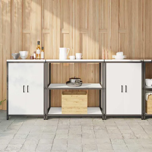 Juego de Almacenamiento de Cocina   Acero Laminado en Frío (3 pcs)